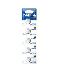 Battery, Vatra, CR2016, Lithium, 3 V, 5 pcs/pack