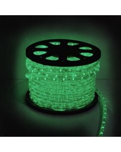 Drita dekorative në forme tubi, (jeshile)