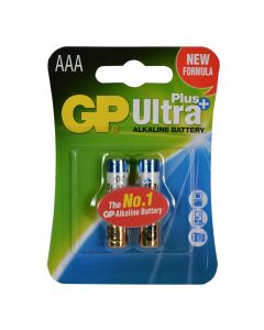 Bateri GP Ultra Plus, alkaline, AAA, 1.5V, 2 copë/ pako
