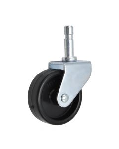 Rotary wheel, without brake, metalic/plastic, Ø 49 mm