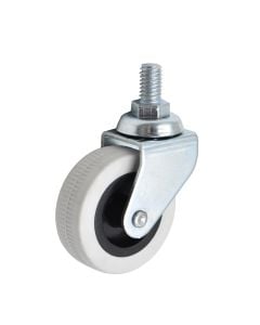 Rotary wheel, without brake, metalic/plastic, Ø 52 mm
