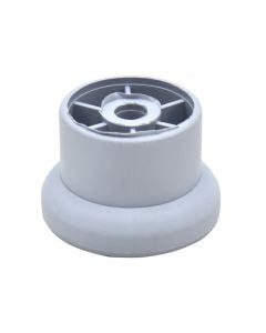 Rotary wheel, without brake, metalic/plastic, Ø