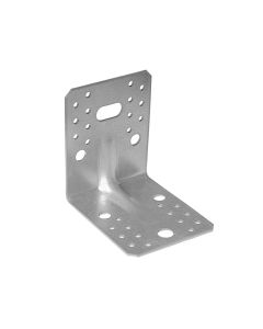 Lidhëz druri këndore e përforcuar, Krepo, 105x105x90x2,5 mm, ngjyrë gri