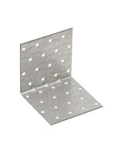 Reinforced perforated angle bracket 80x80x80x1,5 mm