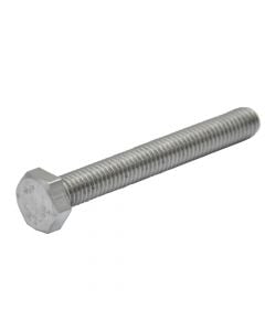 Stainless steel bolt, M6x50 mm, DIN933 AISI304 A2, Bag 20