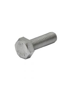 Stainless steel bolt, M8x25 mm, DIN933 AISI304 A2, Bag 20