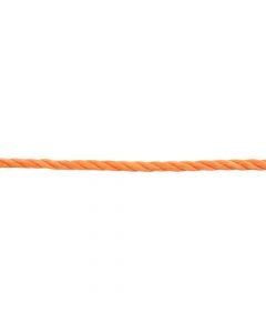 Rope polipropilen rope, Ø6mm, orange, for use in water, sea rope, ideal for anchoring and other uses, rolle 200ml +/- 10%