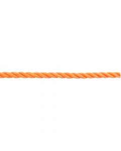 Rope polipropilen rope, Ø8mm, orange, for use in water, sea rope, ideal for anchoring and other uses, rolle 200ml +/- 10%