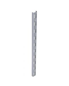 Double slotted upright 1000mm grey