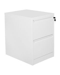 File cabinet with 2 drawer, RAL 7035, H720 x W460 x D620