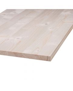Spruce solid wood panel, 18 x 500 x 1200 mm