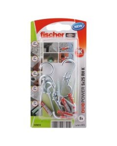 fischer DuoPower 5 x 25 RH with round hook