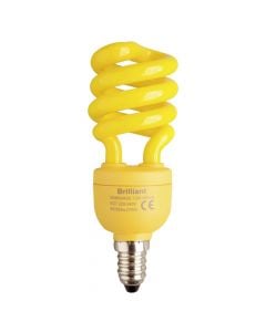 Llambë ekonomike BRILLANT SPIRAL CLF, (e verdhë), E14, 13W, 310lm, 10000h, 12.3x4.6 cm