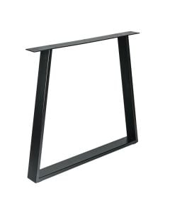Trapezoid leg, steel, 800x710mm, black matt