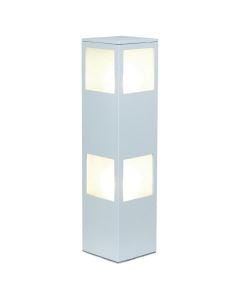 Outdoor Lantern Varus E27 1x60W, IP44, 61x15 cm, White, Aluminium