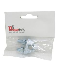 Wire rope clip din 741 electro galvanized, 8mm, 34x30mm
