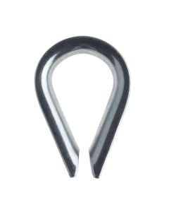 Thimble electro galvanized, 4mm, 28x19x11,5mm