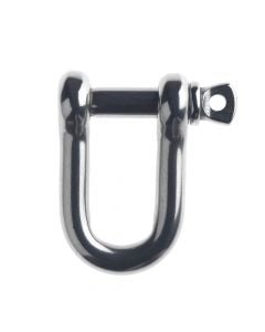 “d” shackle electro galvanized, 10mm, 10x19x43mm