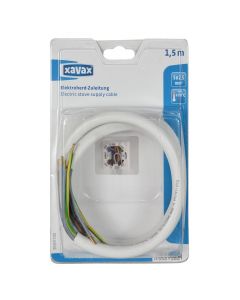 Xavax Stove Power Cord 1,5M White 110826