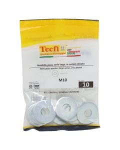 Rondele e sheshte e gjere e zinkuar, M10x30x2,5mm , Bag 10