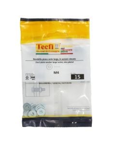 Rondele e sheshte e gjere e zinkuar, M4x12x1,2mm , Bag 15