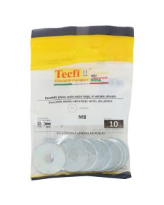 Rondele e sheshte e gjere e zinkuar, M8x32x2mm , Bag 10