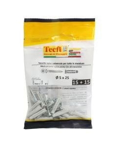 Upa nailoni universale+vide, Ø 5x25/3,5 x 30mm , Bag 15