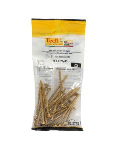 Vida druri koke trox e verdhe, Ø5x70/45mm , Bag 25