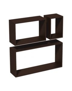 Set of shelves wenge (rectangle)