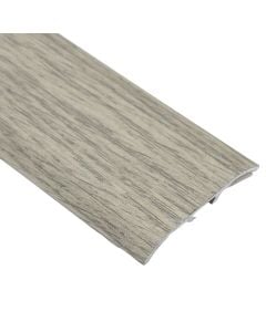 Profile joint with adhesive, Aluminium light grey oak, 42 x 900 mm