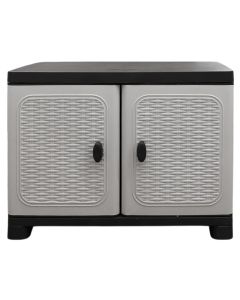 Plastic cabinet, with two doors, L70 × W44× H54 cm