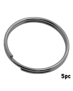 Metal rings for keys diameter 25 mm, 5 pcs