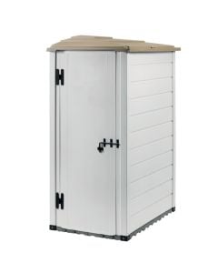 Shtepize magazinimi TUSCANY EVO REVERSO 100 per veranda dhe kopeshtin, PVC, 139 x 95 x 201 cm.