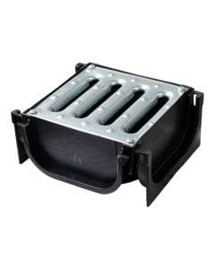 Bashkuese per ulluk me zgare celiku te zinkuar, S.A.B , 100 x 50 mm , e zeze