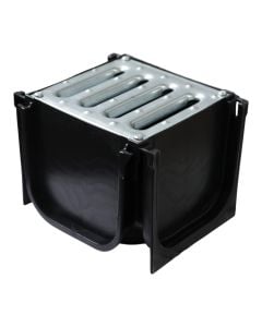 Bashkuese per ulluk me zgare celiku te zinkuar, S.A.B , 100 x 100 mm , e zeze