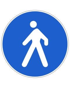 Road signs, pedestrian road ᴓ60 cm