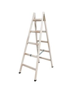 Shkalle druri natyrale, me palosje, 175 cm, 5 shkelje