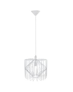 Pending lamp E27 1x60W,metal shade,black or white color,dia:33x26cm