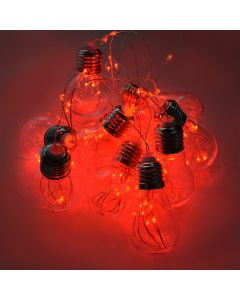 Llambë dekorative me drita LED, 5V transformator, (e kuqe)