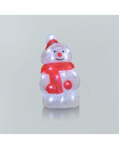 Acrylic Santa Claus, with LED light, 35 cm