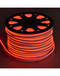 LED NEON rop light, 120L/m, 1m/cut, red LED, tube size 8x16mm, 100m long, 230V, 50pcs Connector
