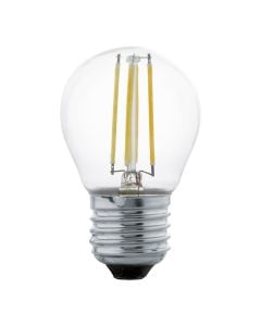 Filament lamp with 4 watt led, 470 lumens, 2700K warm light, with E27 port lamp