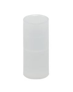 Bashkues per tub korrogato, D25 mm, plastike, transparente.