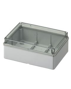 Kuti montimi C6, 190x140x70, IP56, kapak transparent