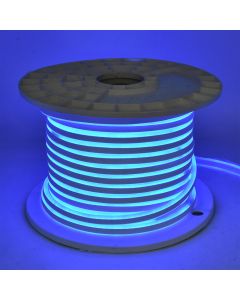Tub Dritash LED neon, 50m/top, Blu, drita nga te dyja anet , diameter 7x12mm, IP44