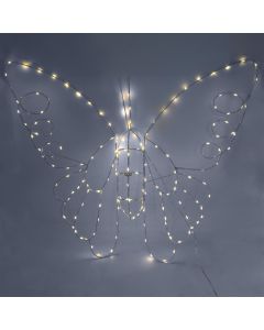 Ndriçues dekorativ, 160xLED, form fluture, 3000K, 70x30x10 cm