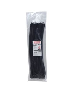 CABLE TIES, BLACK, BENMAN, 370mmX4,8mm (100pcs)