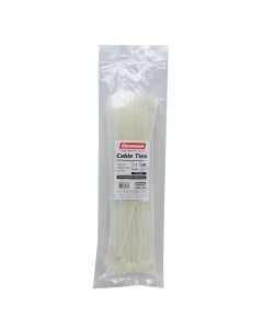 CABLE TIES, WHITE, BENMAN, 300mmX3,6mm (100pcs)