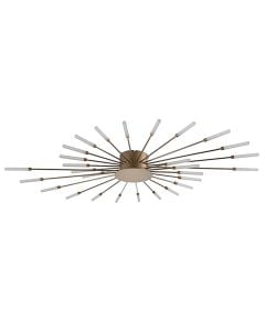 Ndricues tavani LED, 5x G9, 105x25 cm, gold