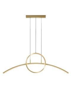 Ndriçues i varur LED, 30W, 3000K, 90x21x100 cm, gold